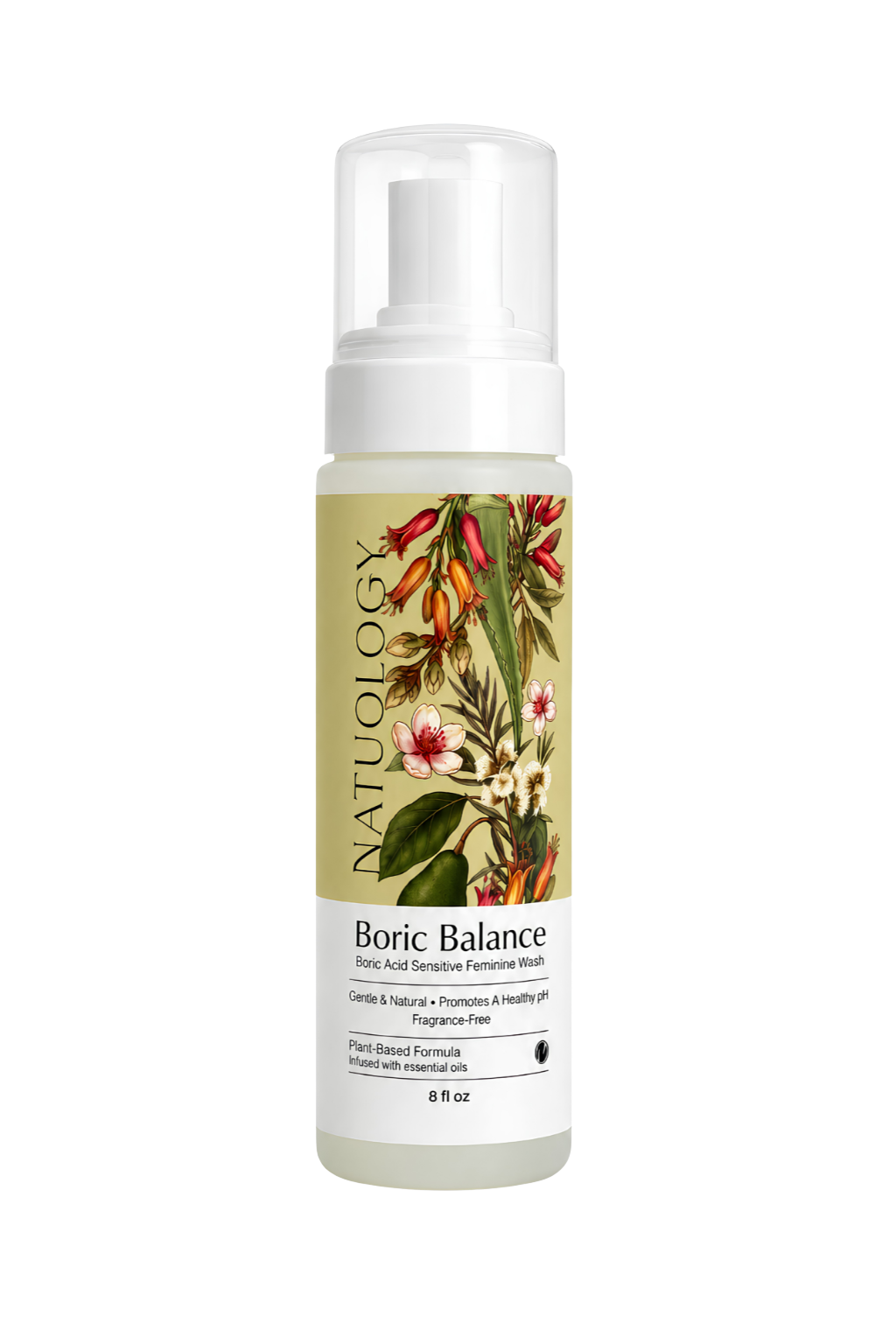 Natuology Boric Balance Feminine Wash – Gentle pH-Balanced Cleanser
