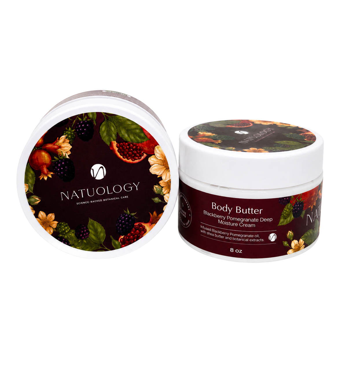 Blackberry Pomegranate Body Butter for Dry Skin | Natuology