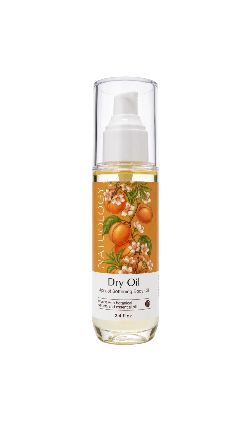 Natuology Apricot Dry Body Oil – Lightweight Moisturizing Oil